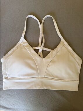 White Sports Bra